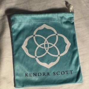 Kendra Scott Teal Jewelry Pouch